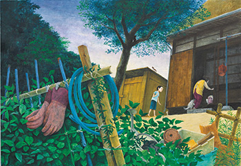 『いるの いないの』原画 岩崎書店 2012年
