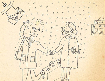 パリ留学時代の「傑作マンガ集」