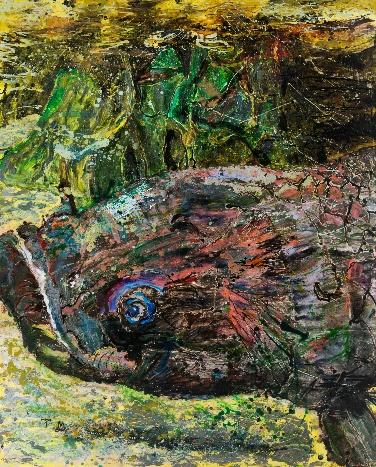 《Blue Eyes（ピラルク）》2018年