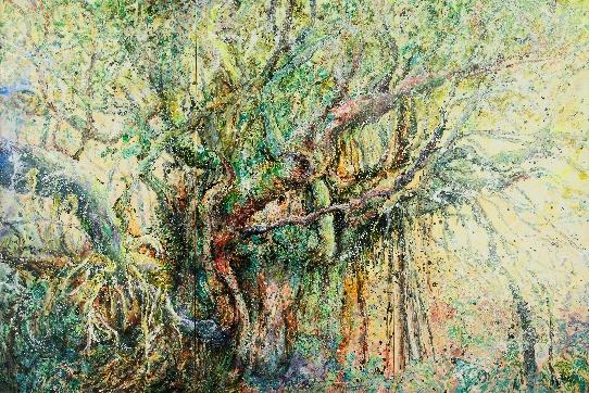 《いのちの大樹（武名のガジュマル）》2024年